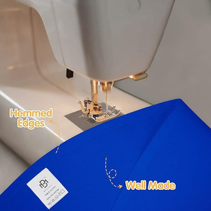 BRILLMAX 8 Pack Royal Blue Round Tablecloths 90 Inch - Circle Bulk Linen Polyester Fabric Washable Table Cloth Cover for Wedding Reception Banquet Birthday Party Buffet Restaurant
