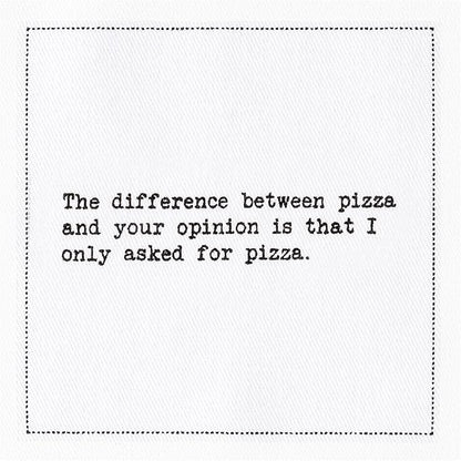 Five Star Napkins Subversive Quotes Cotton Cocktail Napkins,Beverage Napkin, Bar Napkin, Party Napkins,Small Napkins,Napkins for Events,Holidays, Weddings,Parties 4.5"x4.5"-Single Use(50x) Disposable