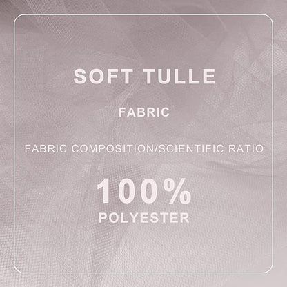 Grey Tulle Fabric Roll Spool Bolt (54 Inch by 40 Yards) Large Tulle Wedding Party Decoration, Tutu Skirt, Table Runner, Gift Wrapping, Bridal Shower, Soft & Drape (Gray)