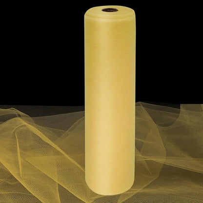 Antique Gold Tulle Fabric Rolls 54 Inch by 10 Yards Fabric Tulle Bolt for Wedding Christmas Decorations Gift Wrapping DIY Tutu Baby Shower Table Skirt Birthday Party Craft Supplies