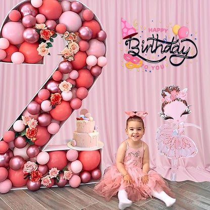 Pink Backdrop Curtain for Parties Rod Pocket Pink Curtains Photography Backdrop Drapes Privacy Fabric Decoration for Birthday Party Wedding Baby Shower Home Decor, 5ft x 10ft, 2 Panels