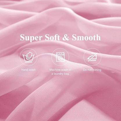 6 Pack 10 Ft Chiffon Table Runner Light Pink Gauze Long Table Runners 27x120 Inches Sheer Tulle Table Runner for Rustic Wedding Reception Bridal Shower Decorations Birthday Party