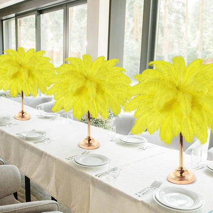 80 Pcs Large Natural Ostrich Feathers Plumes 14-16 Inch Bulk for DIY Crafts Wedding Party Centerpiece Vase