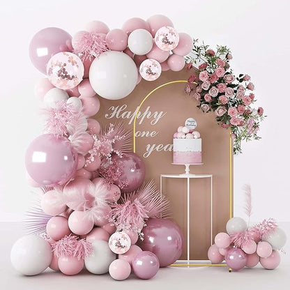6.6FT Gold Metal Arch Backdrop Stand, Square Balloon Arch Stand Wedding Frame for Birthday Party, Baby Shower, and Ceremony Decoration