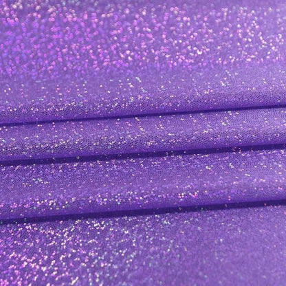 Fitable Sequin Tablecloth for Parties 54x54 Inch - Sparkle Glitter Table Cloth Laser Square Overlay for Wedding Baby Shower Ceremony Birthday Holiday Banquet Decor, Purple