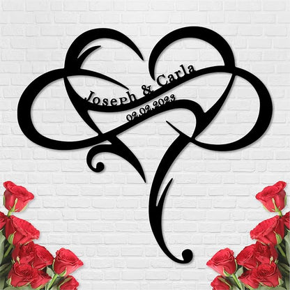 Custom Metal Name Sign, Personalized Last Name Metal Signs, Split Letter Monogram Sign, Porch Decorations Outdoor Metal Wall Art, First Name Custom Decoration, Wedding Gifts