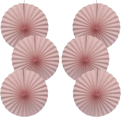 Pink Birthday Decorations,DIY Pink Paper Fans Hanging Decoration ,Party Supplies Party Fans 16in, Pink Christmas,Wedding Graduation Events Accessories 30 Color DIY Set (Baby Pink)