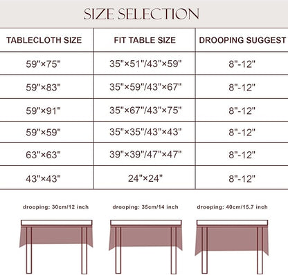 patdrea Designer Vintage Cotton White Lace Tablecloth for Rectangle Tables,French Country Cottage Embroidered Table Cloth Art Decor for Kitchen Wedding Patries Banquet Christmas,59"*75"