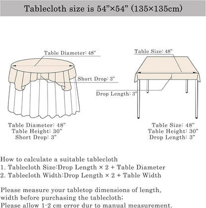 ShinyBeauty Sequin Tablecloth Square 54x54-Inch Lavender Table Cloths for Round Tables Light Purple Sequins Fabric Tablecloths Overlay Glitter Linen for Party Small Square Table Cloth Wedding