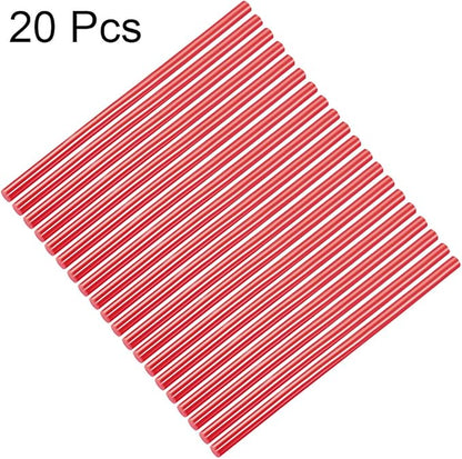 uxcell 20pcs Hot Glue Sticks for Glue Gun 7/16-inch x 10-inch Mini Hot Melt Adhesive Glue Stick Red