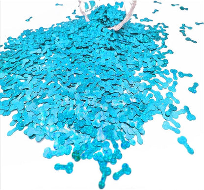 Bachelorette Naughty Party Decorations - 3000Pcs Glitter Confetti for Valentine's Day, Wedding, Engagement