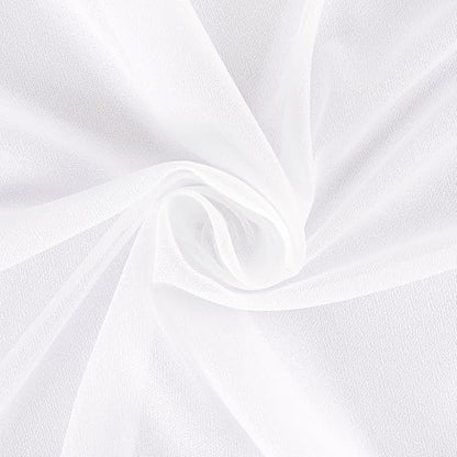 White 2 Panels Wedding Arch Draping Fabric 29" x 20Ft Sheer Drapes Outdoor Curtain for Wedding Party Baby Bridal Shower Arch Ceiling Backdrop Decor
