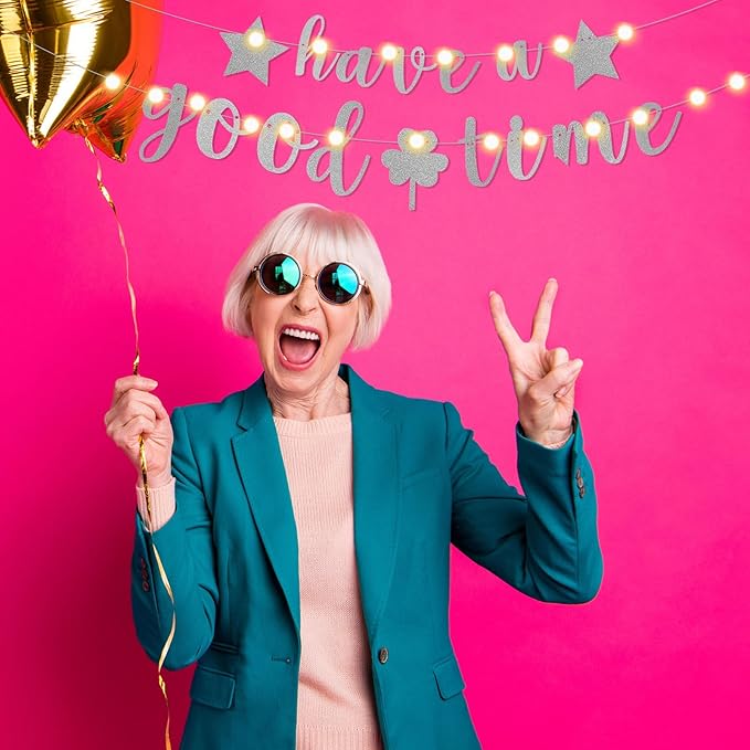 TaoBary 167 Pcs DIY Banner Kit Happy Birthday Glitter Banner Customizable Glitter Make Your Own Kit 162 Letters Symbols and Numbers 3 Rope for Birthday Halloween Wedding Christmas(Silver)