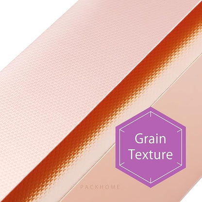 PACKHOME 6 Large Gift Boxes 13.5x10x3.5 Inches, Sturdy Shirt Boxes with Magnetic Lids for Multiple Occasions (Glossy Rose Gold)