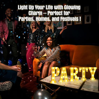 Ampersand Symbol Led Large &,Marquee Letters Sign 26 Alphabet and 10 Light Up Numbers for Party Décor,Numeros De Cumpleanos,Letras Con Luces Para Decorar Fiestas,Nombres Personalizados Para Decorar