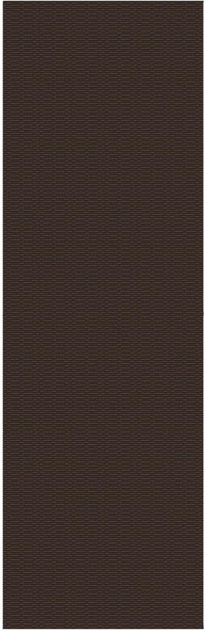 KOZYFLY Washable Runner Rug 2x6 Ft Runners for Hallways Non Slip Kitchen Runners Braided Cotton Entryway Runner Indoor, Carpet for Hallway Kitchen Entryway Bedroom, Dark Coffee/Brown