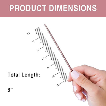 Coffee and Cocktail Stirrers, Reusable Plastic Drink Stirrer Sticks, 100 Ball Head Swizzle Sticks, Use as a Cocktail Garnish or Cake Pop Stick, and Restaurant Supplies, 6 inch (Pink)