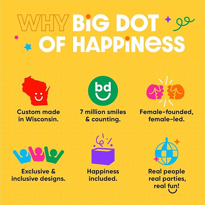 Big Dot of Happiness Custom Photo Party Time - Happy Birthday Party Favors - Fun Face Cut-Out Stickers - Set of 24