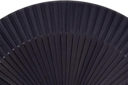 Amajiji 8.27"(21cm) Hand Held Bamboo Silk Folding Fan Hand Fan,Chinese/Japanese Charming Elegant Vintage Retro Style,Women Ladys Girls Best Gifts (Black)