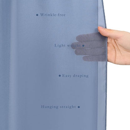 20Ft length x 28" width 2 Panels Wedding Arch Draping Fabric Dusty Blue Arch Drapes Chiffon Fabric Sheer Curtains Backdrop for Party Bridal Decorations Wedding Ceremony Ceiling Stage Reception Decor
