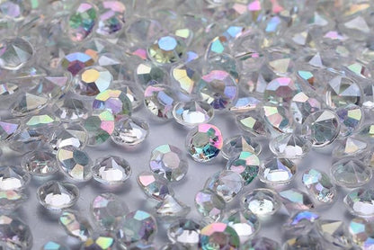 10000 pcs/Pack Wedding Table Scatter Confetti Crystals Acrylic Diamonds Vase Fillers 4.5 mm Rhinestones for Wedding, Bridal Shower, Vase Beads Decorations (AB Clear)