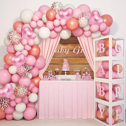 DWCN 10x10 FT Blush Pink Backdrop Curtains for Parties, Photography Backdrop Drapes with Rod Pockets for Wedding Decorations Stage Birthday Family Gatherings, 2 Panels 5ft x 10ft