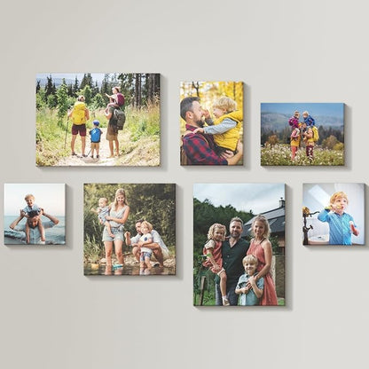 Mixtiles Official - Custom Photo Tiles - Personalized Printed Photos - Magnetic Wall Frames - Adhesive Sticker, No Nails - Various Sizes and Frames - wild-visual-7-Tile - Canvas Frame