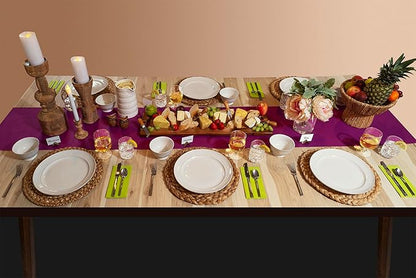 American Homestead Paper Table Runner Roll - 78 ft. Disposable Linen-Like Table Cover Roll - 20 Perforated Table Runners (16" x 48") for Parties, Weddings, and Events - Kiwi Green
