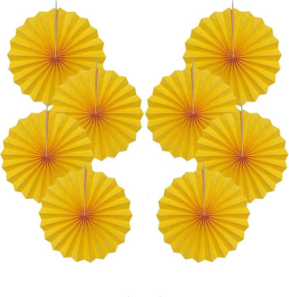 Morange Party Decorations,,Halloween Decor Events Accessories，Orange Birthday Decorations,Sunset Party Decorations,Party Fans 30 Color DIY Set (Morange)