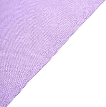 Efavormart Round Tablecloth, 120 Inch Stain & Wrinkle Resistant Washable Table Cloth, Decorative Polyester Fabric Table Cover for Banquet, Wedding, Dining - Lavender
