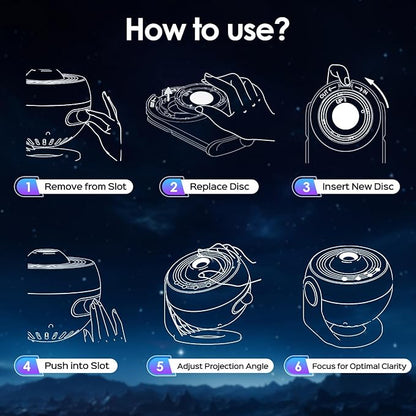 Galaxy Projector for Bedroom【Pro Max】, Upgraded 4K HD Planetarium Projector with 13Film Discs, 15White Noise Machine&Bluetooth Speaker Star Projector,Remote,Room Decor Gifts for Adults Kids