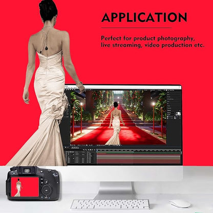Red Photography Backdrop for Photoshoot, Photo Backdrop Curtain, Perfect Red Backdrops for Party Portrait Photoshoots Video Studio 5FTx7FT