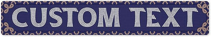 Custom Sign, Custom Street Sign, 11 Font Colors, 13 Font Styles, 4 Hole Options, 22 Sizes, 6x36 Inches, Rust Free DiBound, Fade Resistant, Made in USA by My Sign Center (Fauxsaic 1)