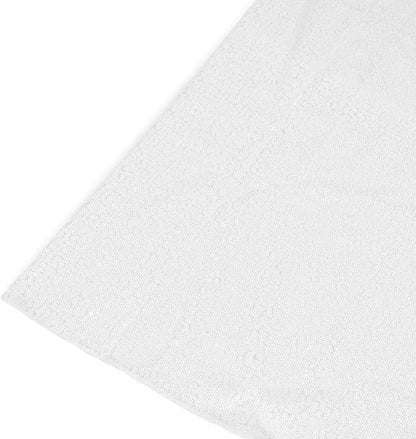 Eternal Beauty White Sequin Backdrop, 10x10 Ft Glitter Background Curtains for Christmas Shimmer Photography Party Wedding Birthday Back Drop Decor