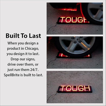 SpellBrite BEER ON TAP Sign | Beer-Related Sign with Neon Look, Green LED Light Source | 23.0" x 15.0"