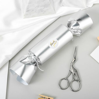 Garbendy Silver Wrapping Paper - Solid Color Metallic Sparkle Paper Perfect for Birthday, Wedding, Baby Shower, Party - 17 Inch X 33 Feet