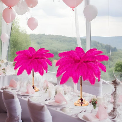 80 Pcs Large Natural Ostrich Feathers Plumes 14-16 Inch Bulk for DIY Crafts Wedding Party Centerpiece Vase