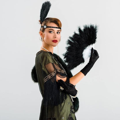 Maitys 90 Pcs Large Natural Ostrich Feathers Bulk 14-16 Inch (35-40cm) 12-14 Inch (30-35cm) 10-12 Inch (25-30cm) Ostrich Feathers Plumes for Centerpieces Wedding(Black)