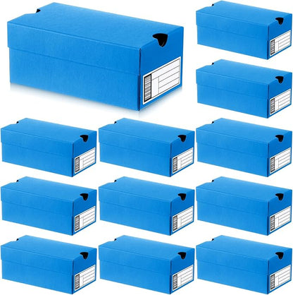 12 Sets Mini Sneaker Boxes for Party Favors Mini Shoe Gifts Boxes 4.7 x 2.5 x 2 Inch Sports Small gift Case with Editable Label for Candies Cookies Snacks