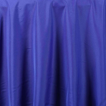 Efavormart Round Tablecloth, 108 Inch Stain & Wrinkle Resistant Washable Table Cloth, Decorative Polyester Fabric Table Cover for Banquet, Wedding, Dining- Royal Blue