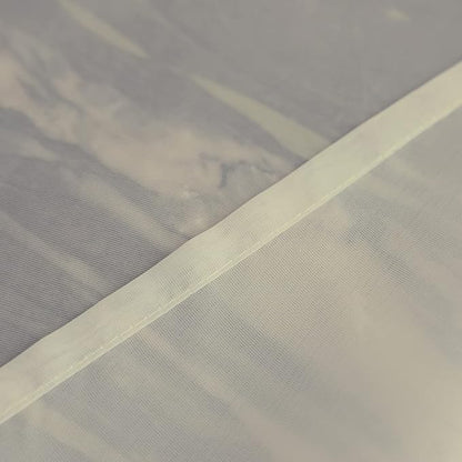 Window Beige Sheer Curtains 108 Inches Long 2 Panels Sheer Curtain Basic Rod Pocket Panel for Bedroom Children Living Room Yard Kitchen (Beige, 52" W x 108" L | 2 pcs)
