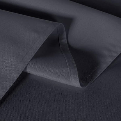 sancua 2 Pack Dark Grey Tablecloth 60 x 102 Inch, Rectangle 6 Feet Table Cloth - Stain and Wrinkle Resistant Washable Polyester Table Cover for Dining Tables, Buffet Parties and Camping