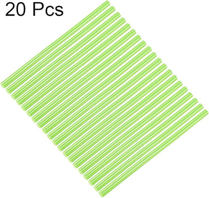 uxcell 20pcs Hot Glue Sticks for Glue Gun 7/16-inch x 10-inch Mini Hot Melt Adhesive Glue Stick Light Green