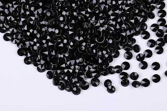 2000pcs Platic Acrylic Gems Fake Acrylic Diamonds Vase Filler Beads Faux Diamond Crystals Jewels for Makeup Brushes Holder Table Scatter Confetti Party Arts Crafts Birthday Wedding Decor