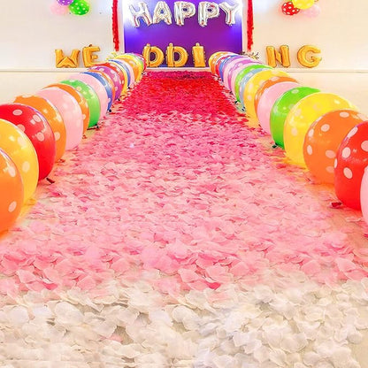 1000 Pcs Artificial Silk Rose Petals Decoration Wedding Party Color Pink