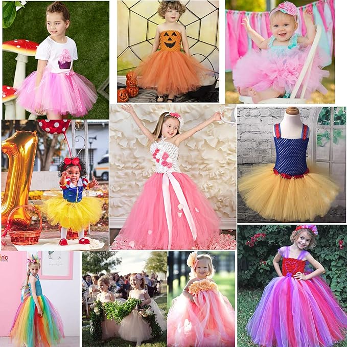 Sparkling Tulle Rolls, 15” by 30 Yards (90FT) Glitter Tulle Spool Ribbon Fabric for Wedding Birthday Bridal Shower Tutu Skirt Party Gift Wrapping (Fuchsia)