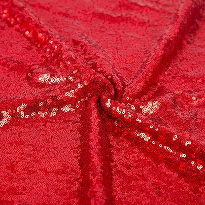 JYFLZQ Red Sequin Backdrop Curtains 2ft x 8ft 4 Panel Glitter Photo Booth Backdrops Sparkly Photography Background Drapes for Parties Wedding Bridal Showers
