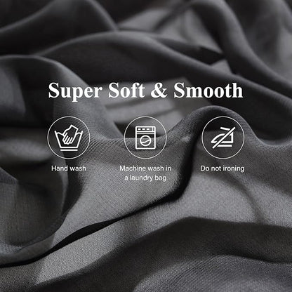 2 Pack 10 Ft Chiffon Table Runner Black Gauze Long Table Runners 27x120 Inches Sheer Tulle Table Runner for Rustic Wedding Reception Bridal Shower Decorations Birthday Party