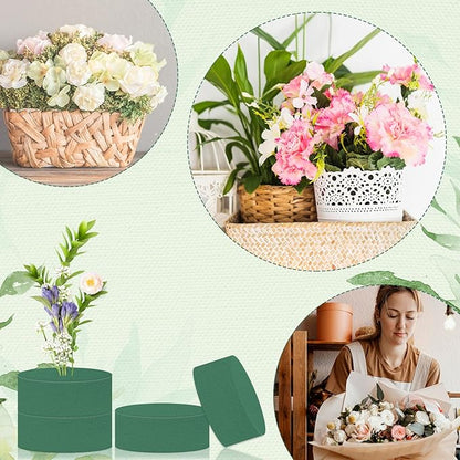 Phinus 4 PCS Styrofoam Block, Floral Foam Block Measures 4.33 x 1.57 inches, Flower Foam Can Be Used for Artificial Flower Arrangement DIY Crafts, Birthday, Prom, Church, Etc