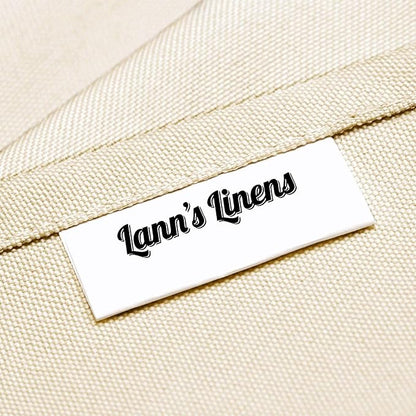 Lann's Linens - 10 Premium 90" x 156" Tablecloths for Wedding/Banquet/Restaurant - Rectangular Polyester Fabric Table Cloths - Ivory